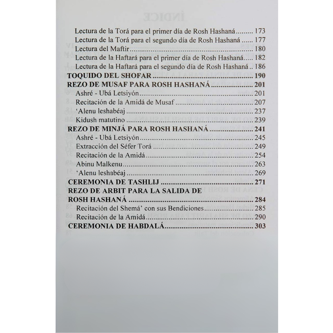 MAJZOR ROSH HASHANA YOSEF JAIM HEB-ESP-FONT