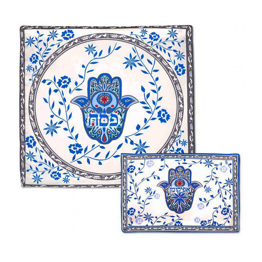 Covertor de matzah y bolsa para afikoman - Hamsa