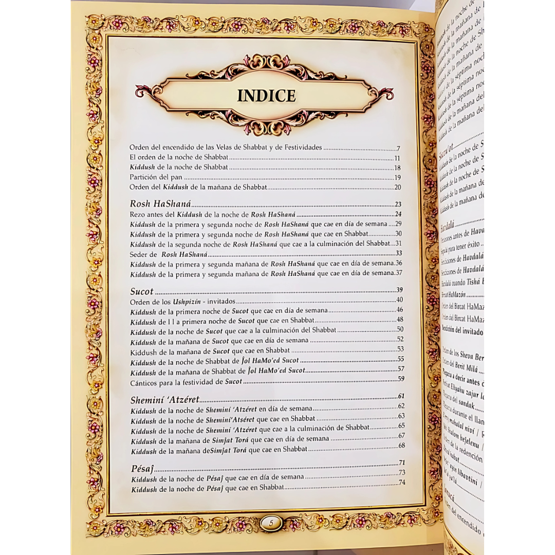 Libro de Kidush - ELEGANTE