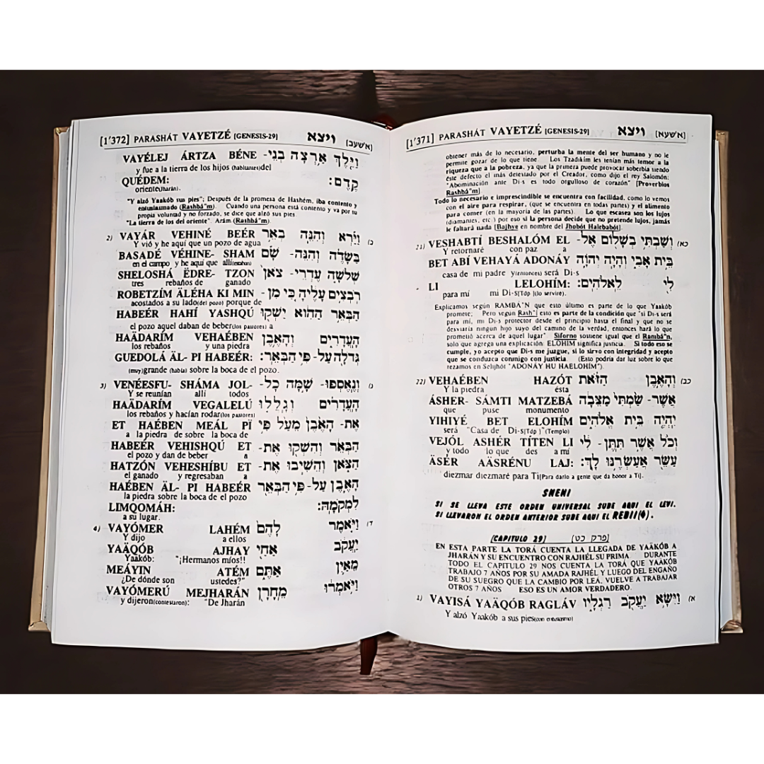 HUMASH SHEM TOV 5 VOL. HEB-ESP-FONETICA