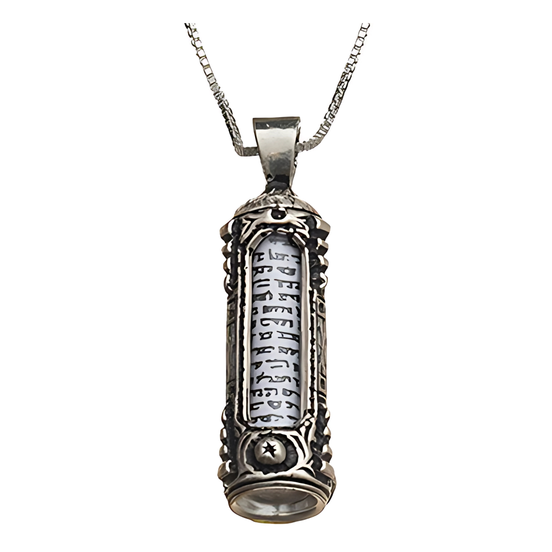 Mezuzah para el cuello "Shema Israel"