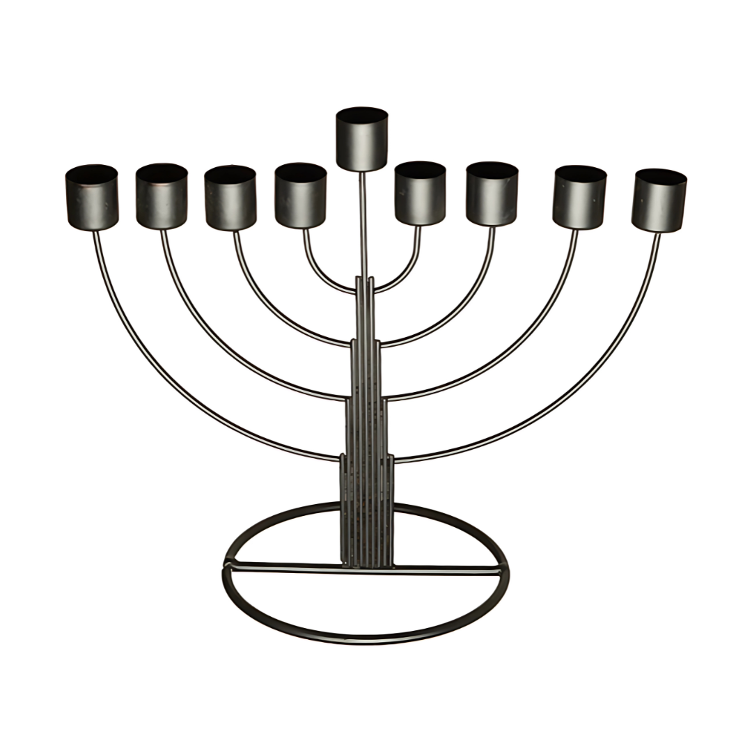 Menorah de metal