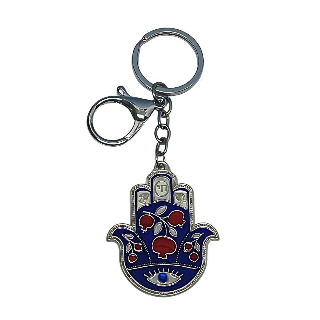 Llavero Hamsa y Granadas