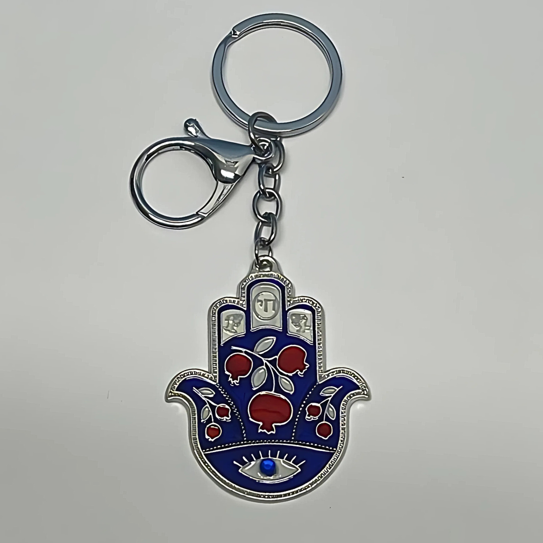 Llavero Hamsa y Granadas