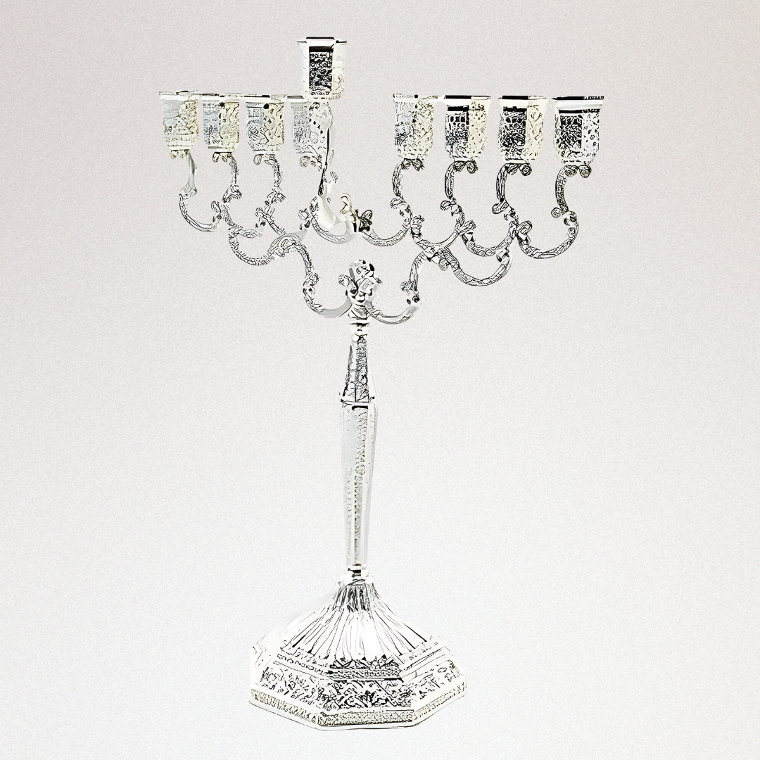 Menorah Silver 11''
