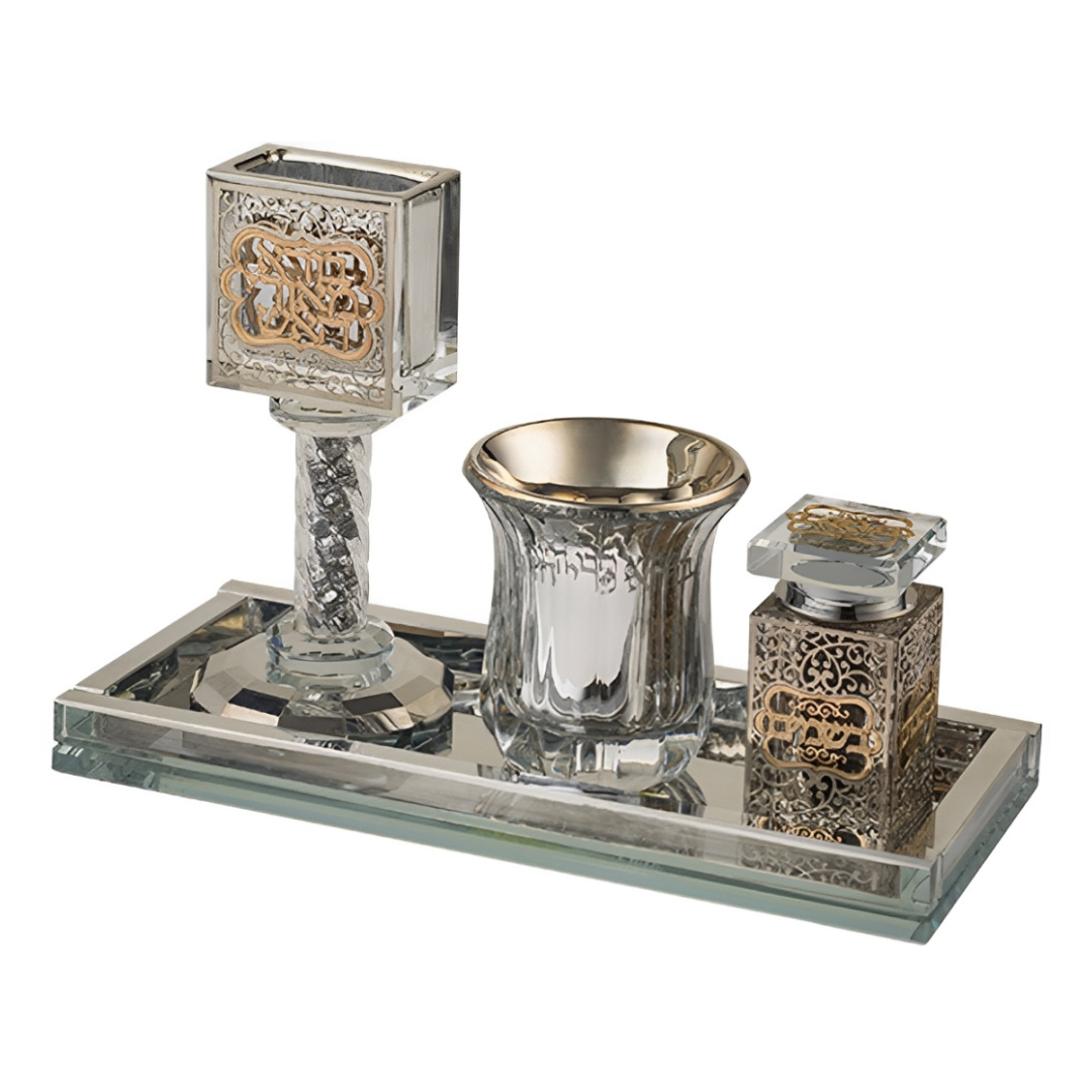 Havdala Set - Elegante cristal