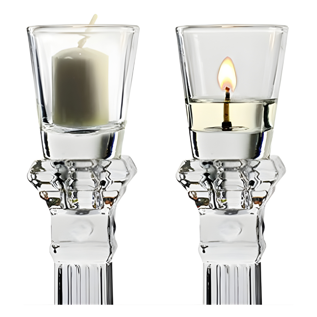 Vasito de Cristal para el Aceite (con Gomita) -1 Unid-