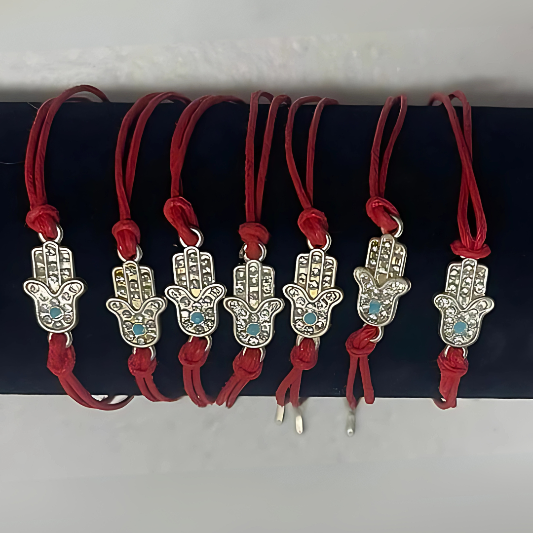 Pulsera Roja “Hamsa Silver“