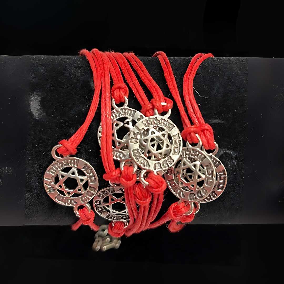 Pulsera Roja "Escudo Y Shema“
