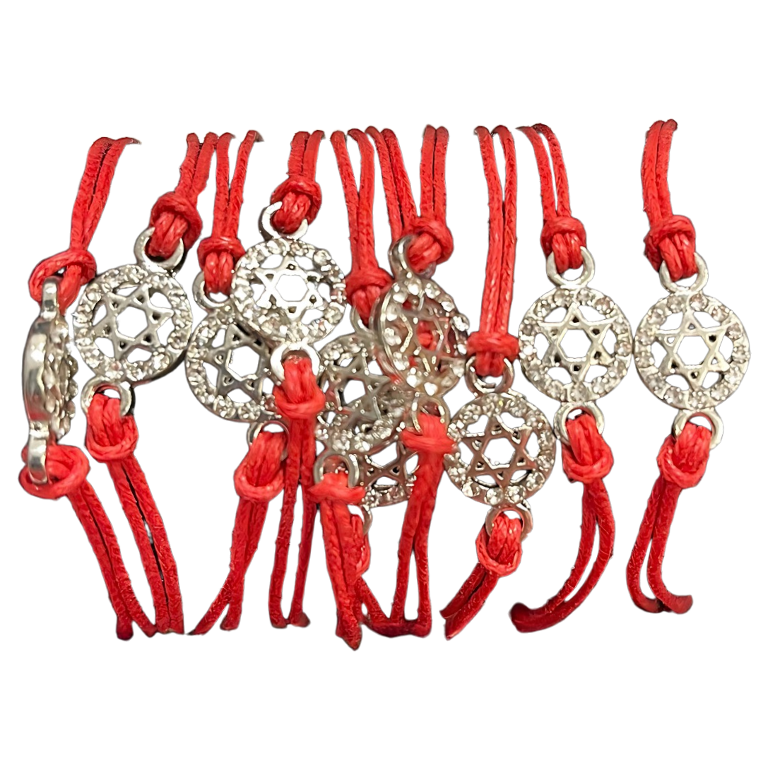 Pulsera Roja “Escudo de David“