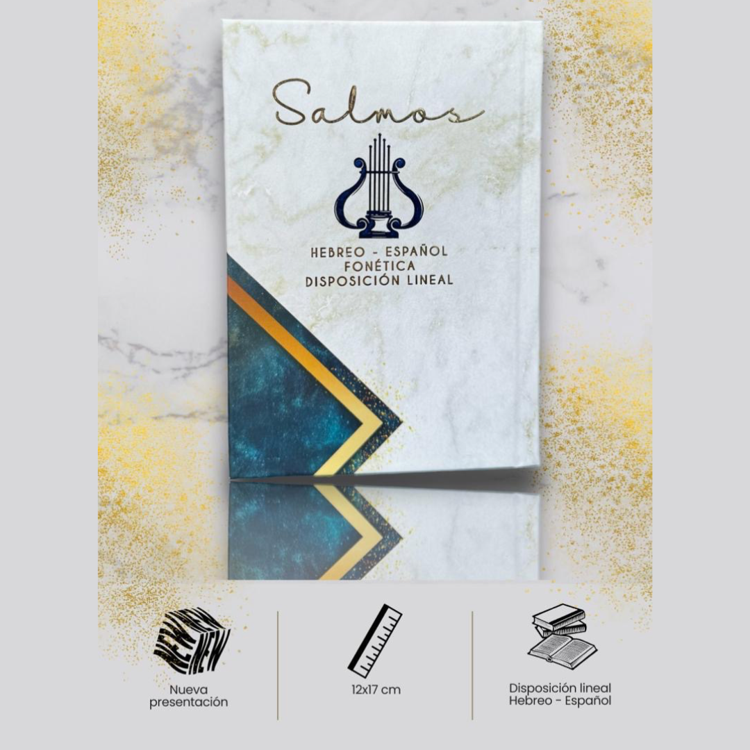Libro de Tehilim Salmos interlinial Heb-Esp-Fone