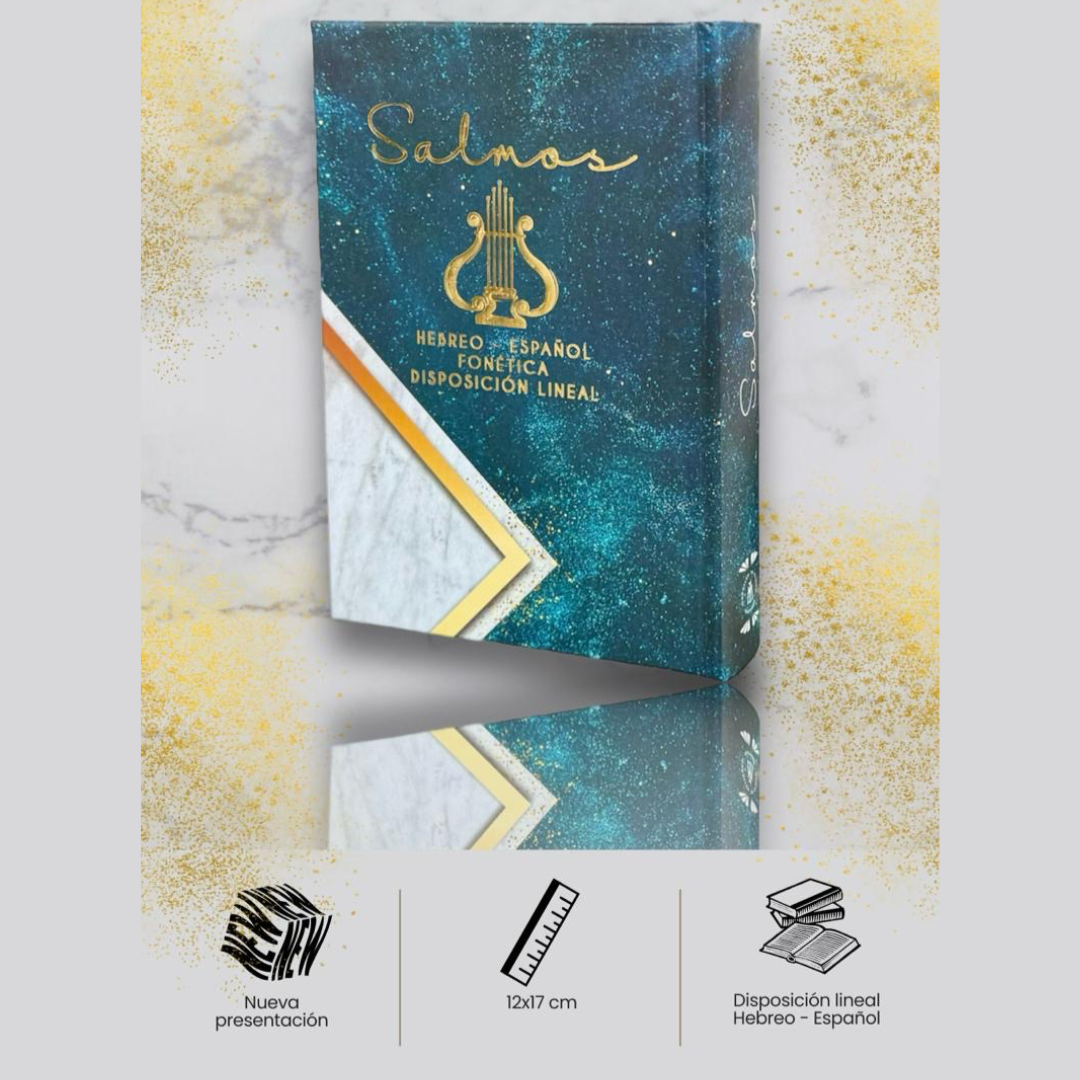 Libro de Tehilim Salmos interlinial Heb-Esp-Fone