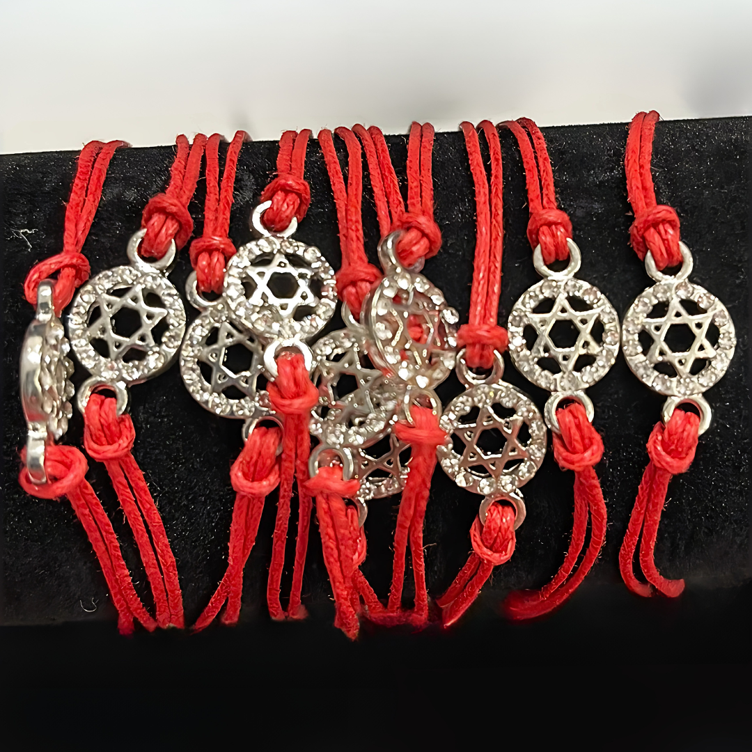 Pulsera Roja “Escudo de David“
