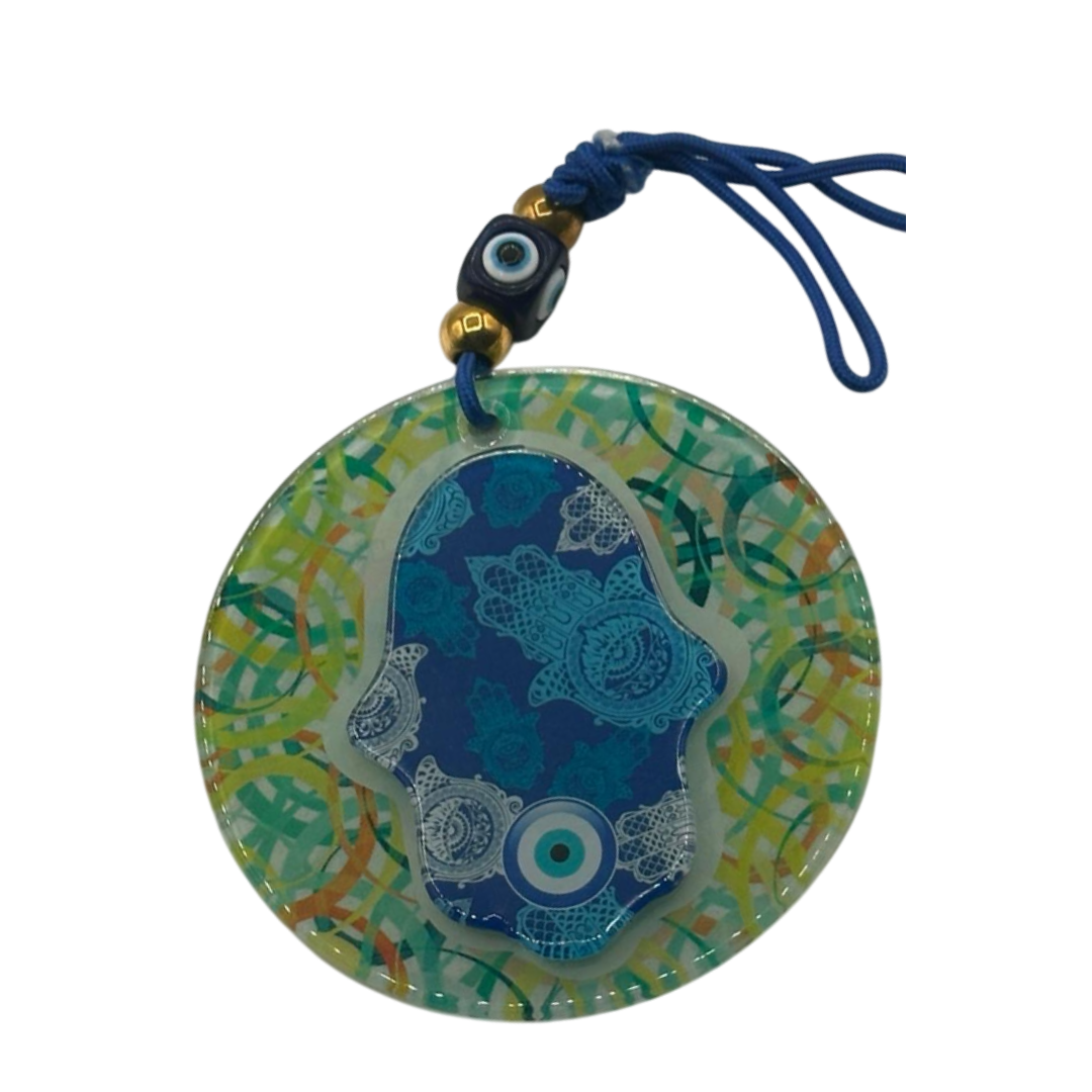 Hamsa “ Bli Ayi Hara “ en Cristal con especie