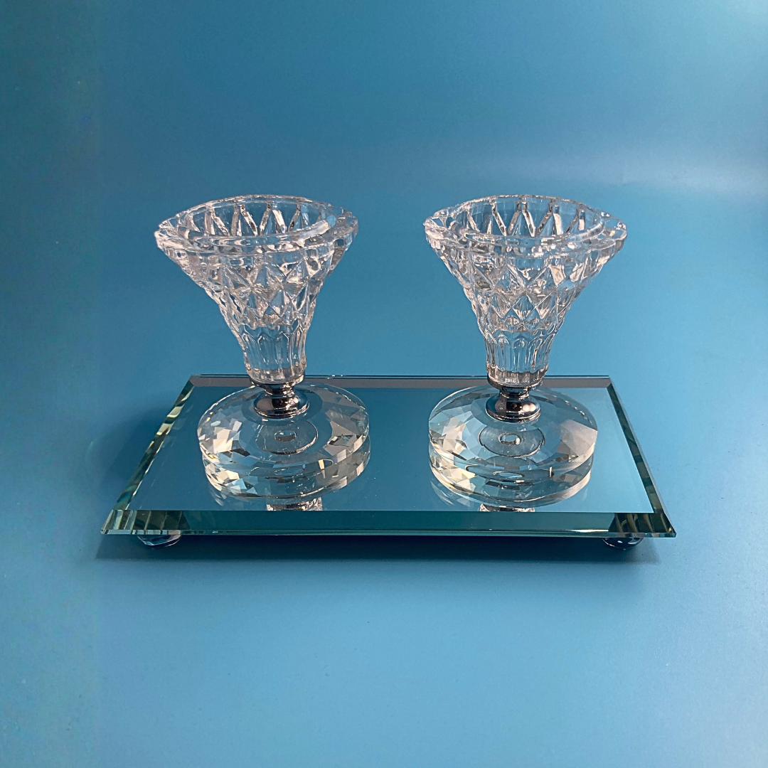 Porta Velas Shabbat Elegante
