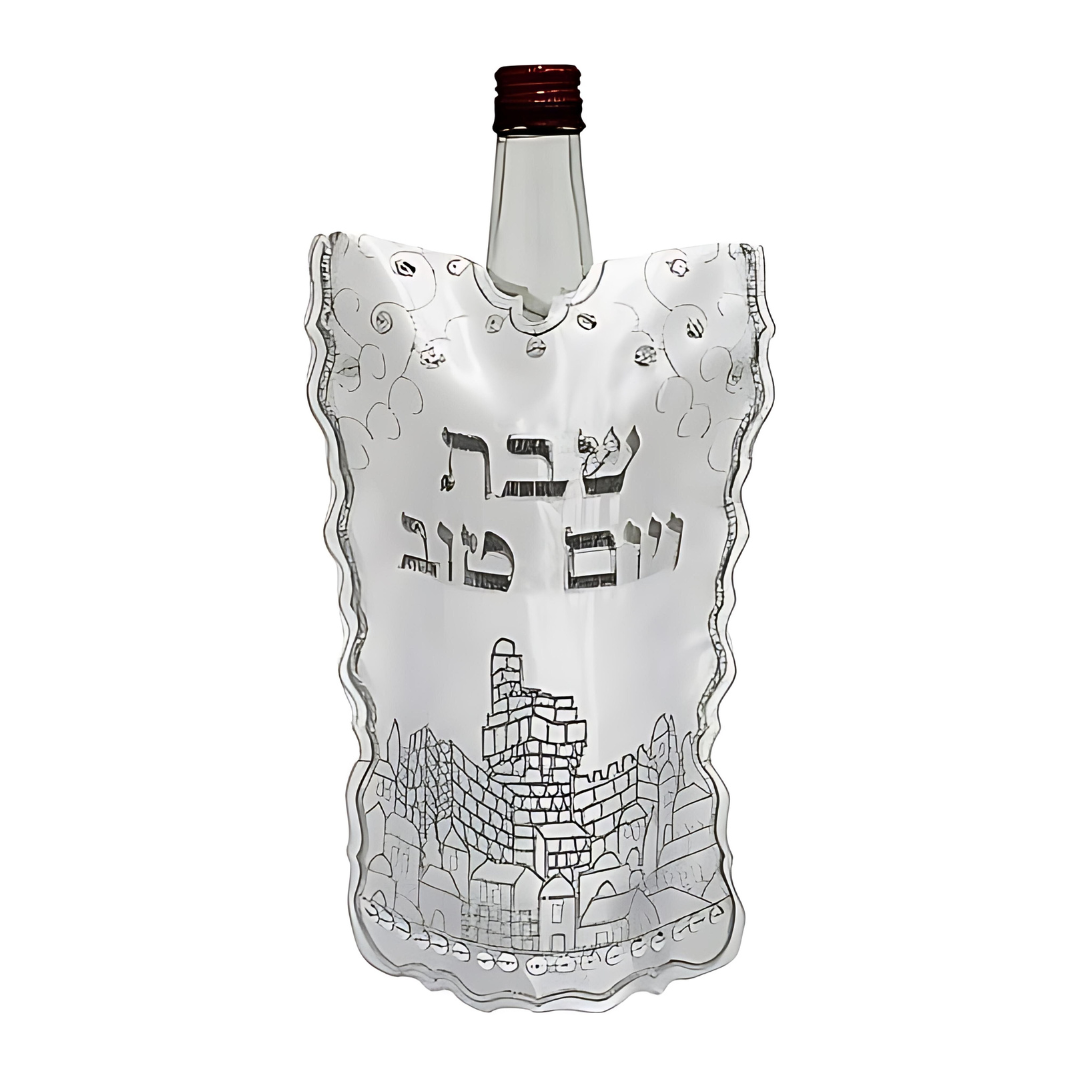 Cobertor Yerushalayim Para la Botella de Vino