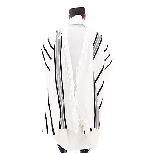 Tallit Mofet - Blanco y Negro
