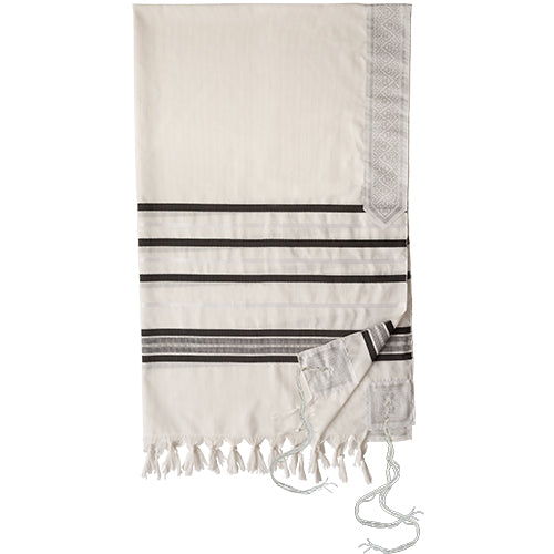 Tallit Mofet - Blanco y Negro