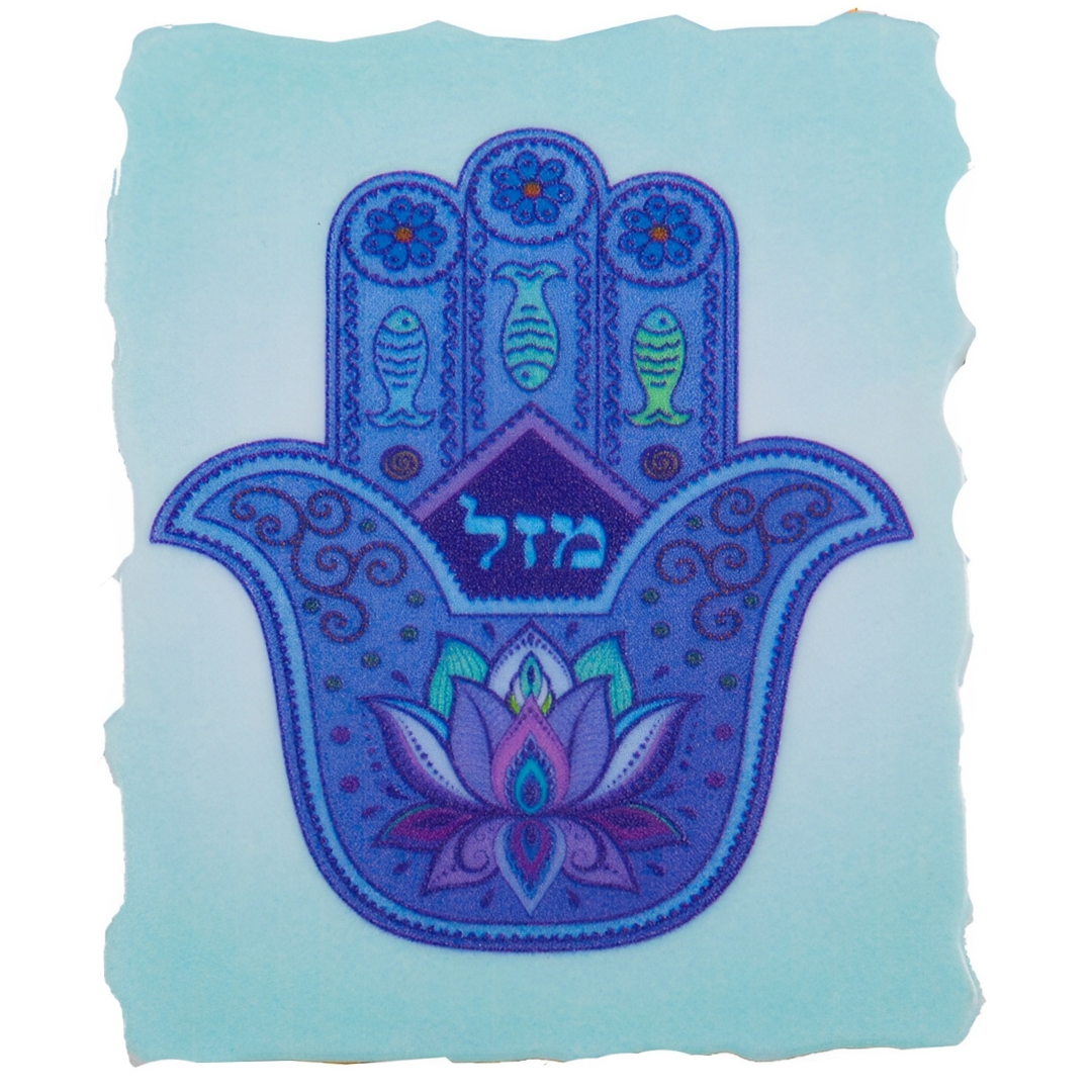 Magenta Hamsa L'Mazal