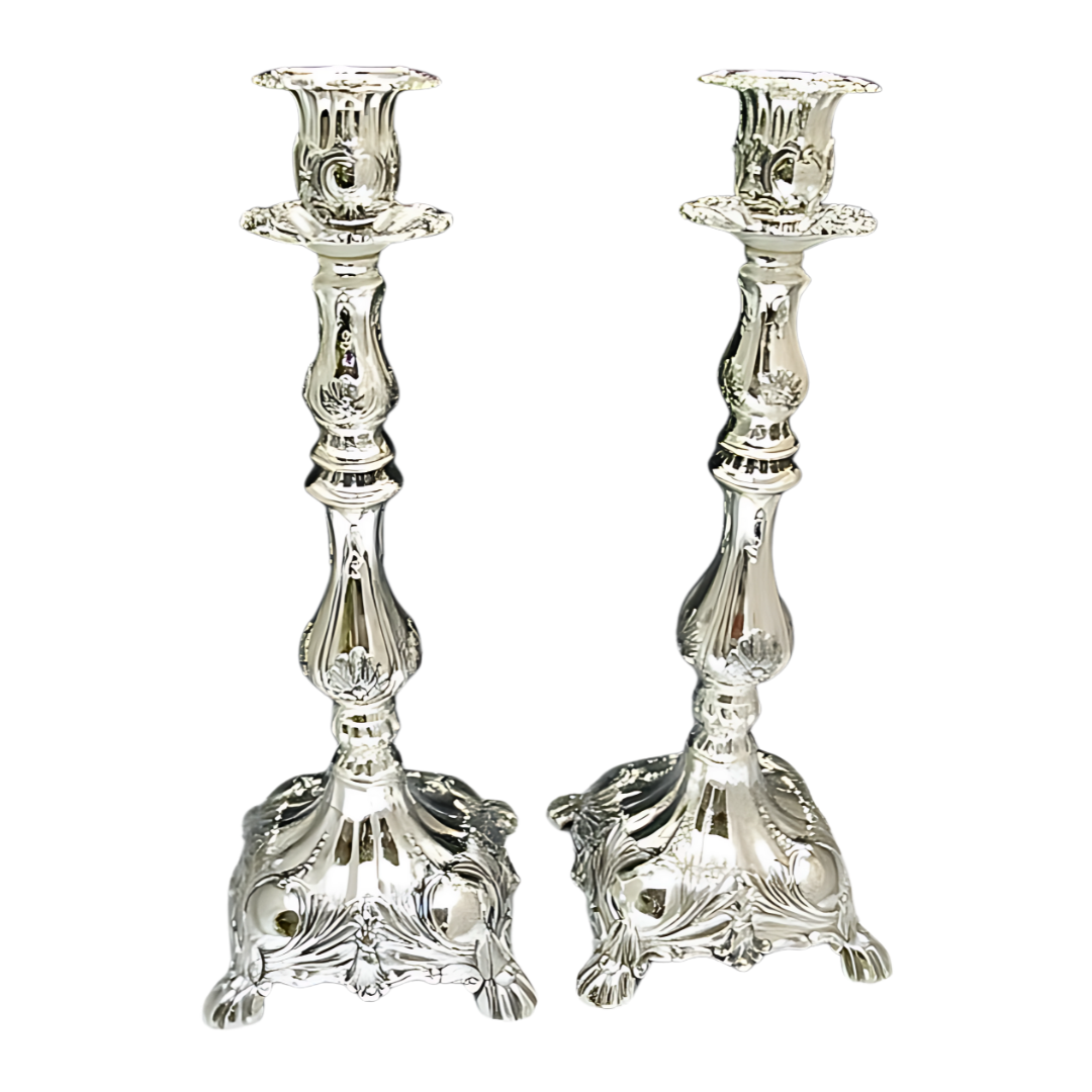 Candelabros altos para shabbat