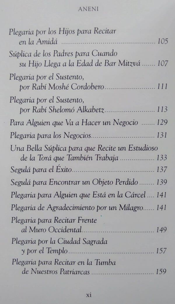 ANENI-PLEGARIAS ESPECIALES