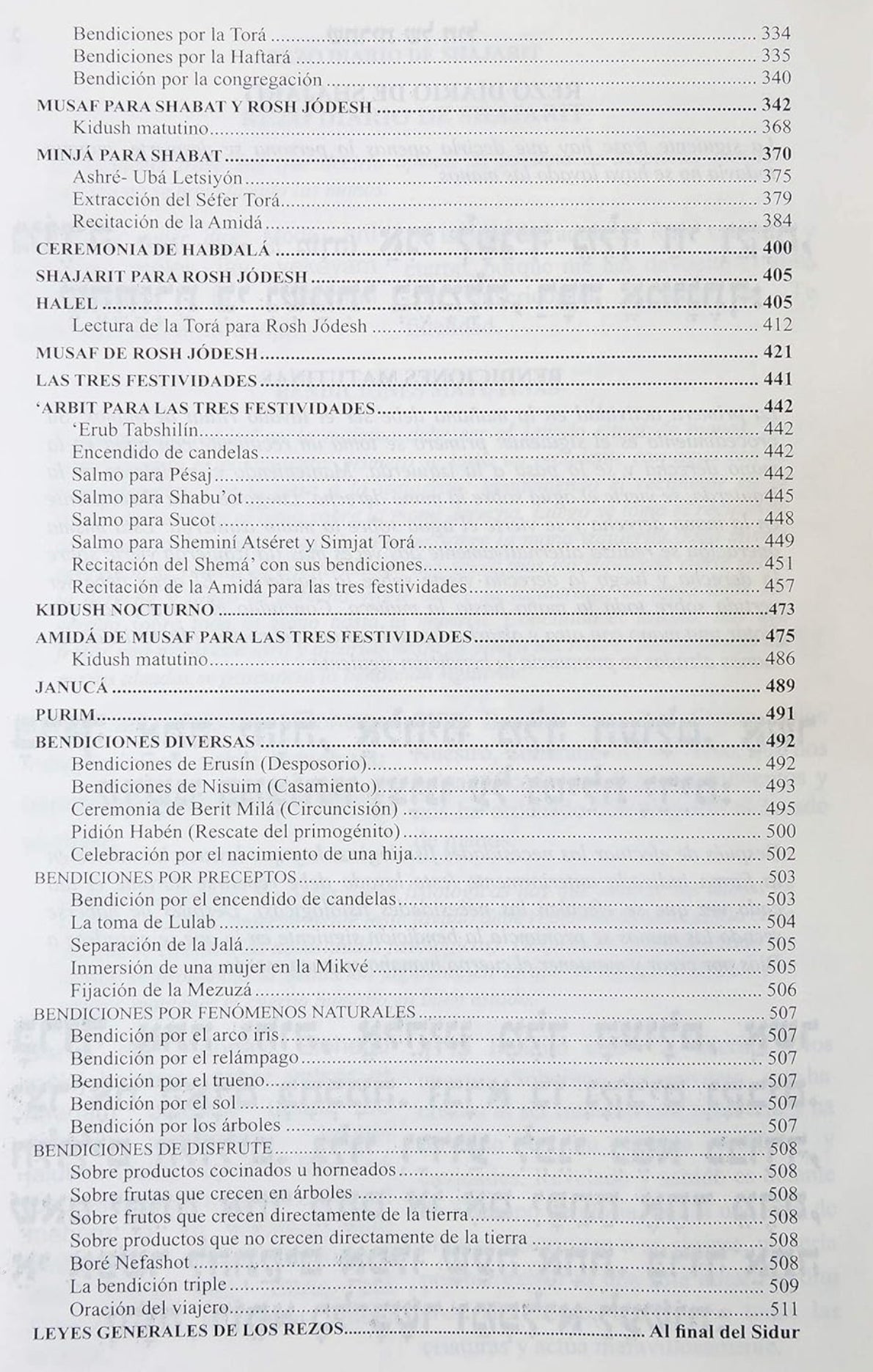 SIDUR BIRCAT SHELOMO HEB-ESP y FONT. NUEVA EDICION 2020 Grande