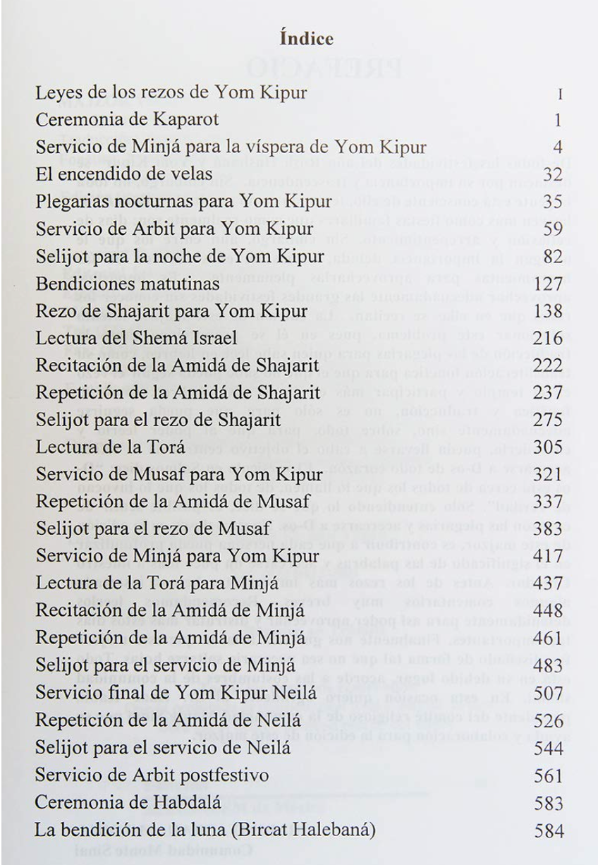 MAJZOR YOM KIPUR YOSEF JAIM-CON FONETIC