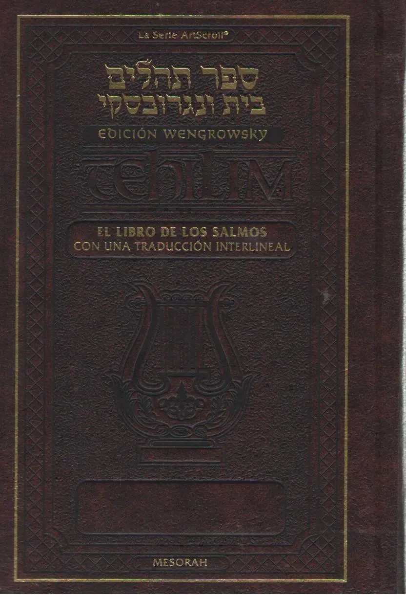 SALMOS ARTSCROLL POKET INTERLINEAL HEB-ESP