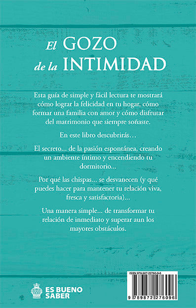 El gozo de la intimidad