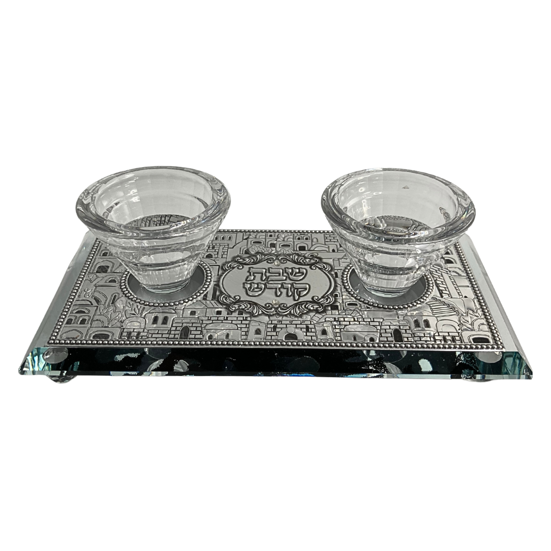 Porta Velas de Cristal