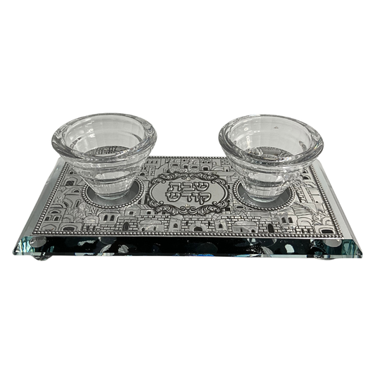 Porta Velas de Cristal