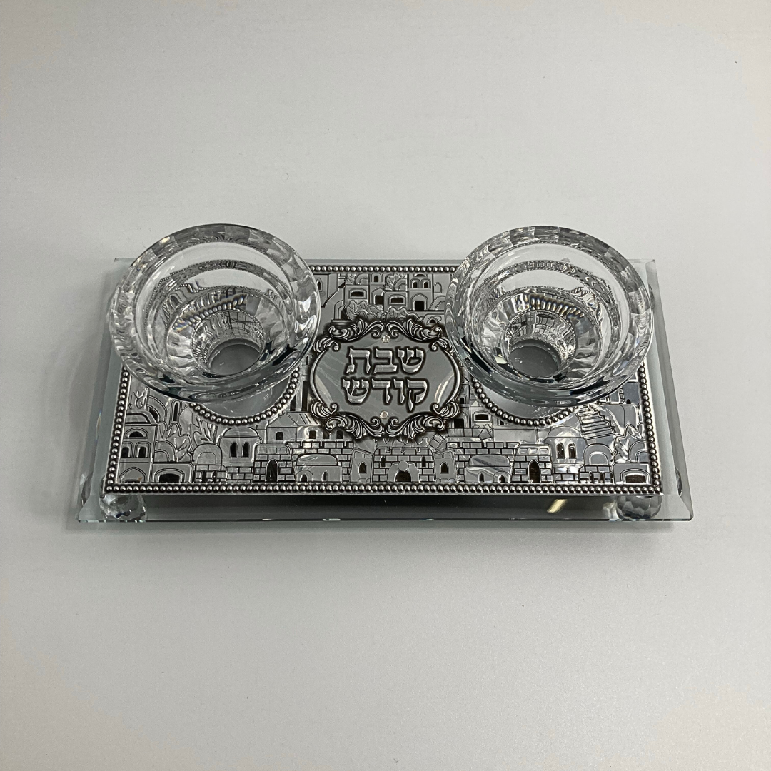 Porta Velas de Cristal