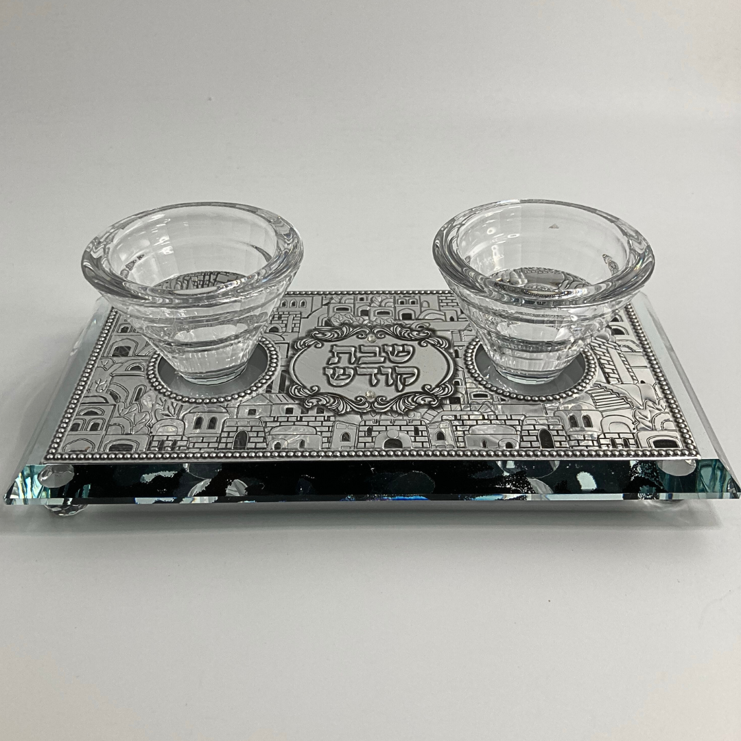 Porta Velas de Cristal