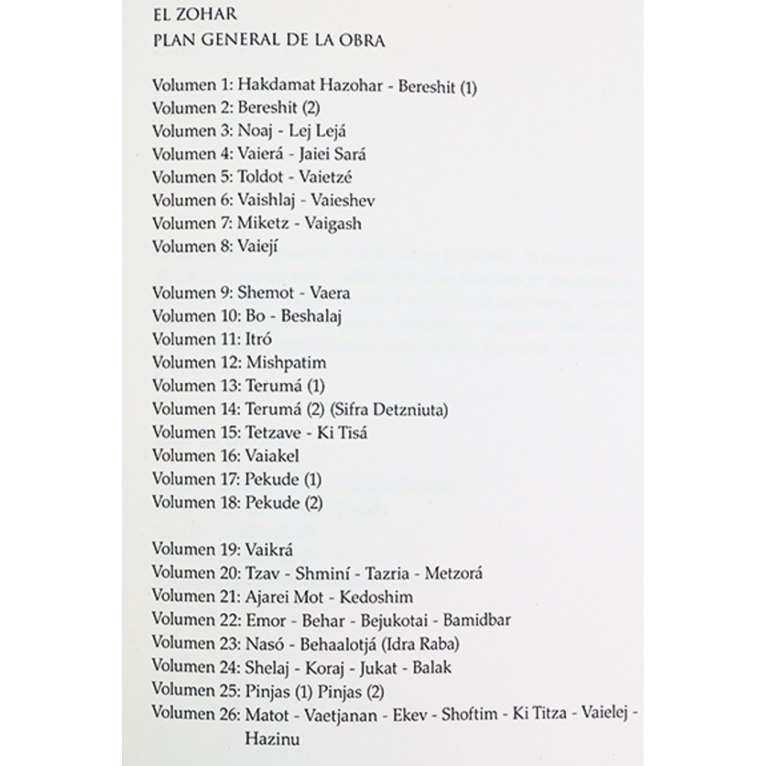 El Zohar Edición Completa - 26 TOMOS -