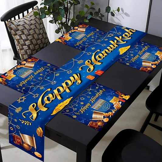 Set de decoración mesa de Jánuca