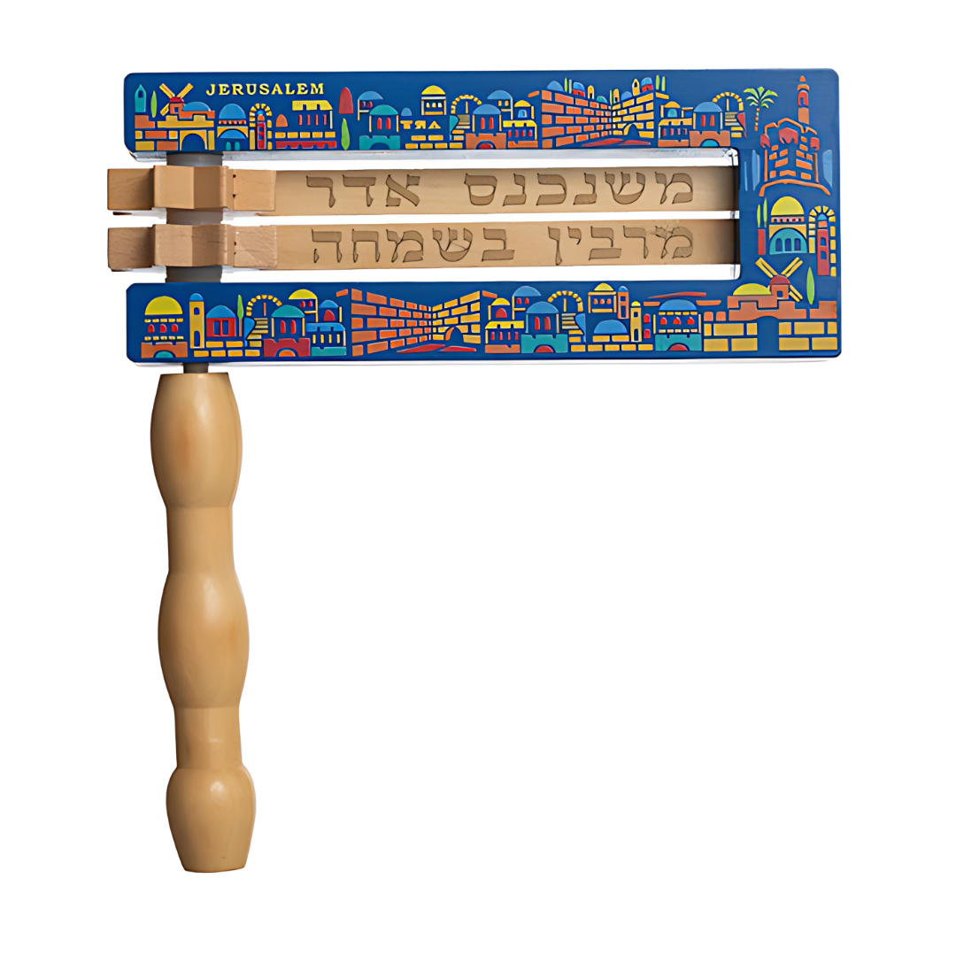 Grogger de Madera "AUTORIDAD" Grande