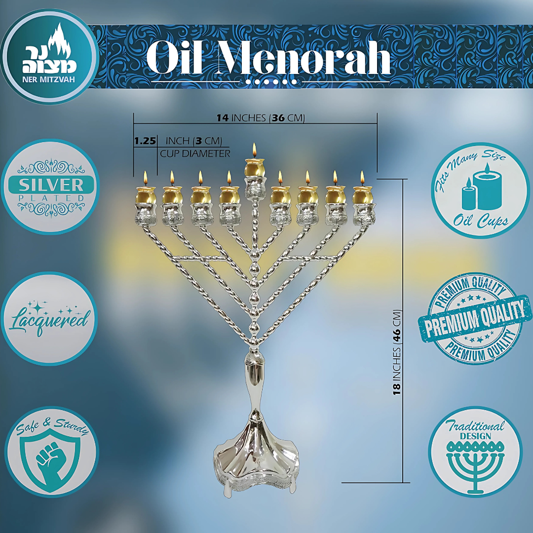 Menorah de Rambam - 18''