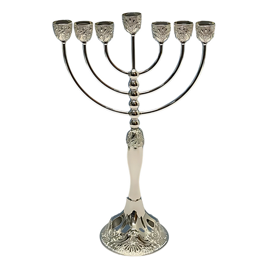 Menorah Grande de 7 Color Silver