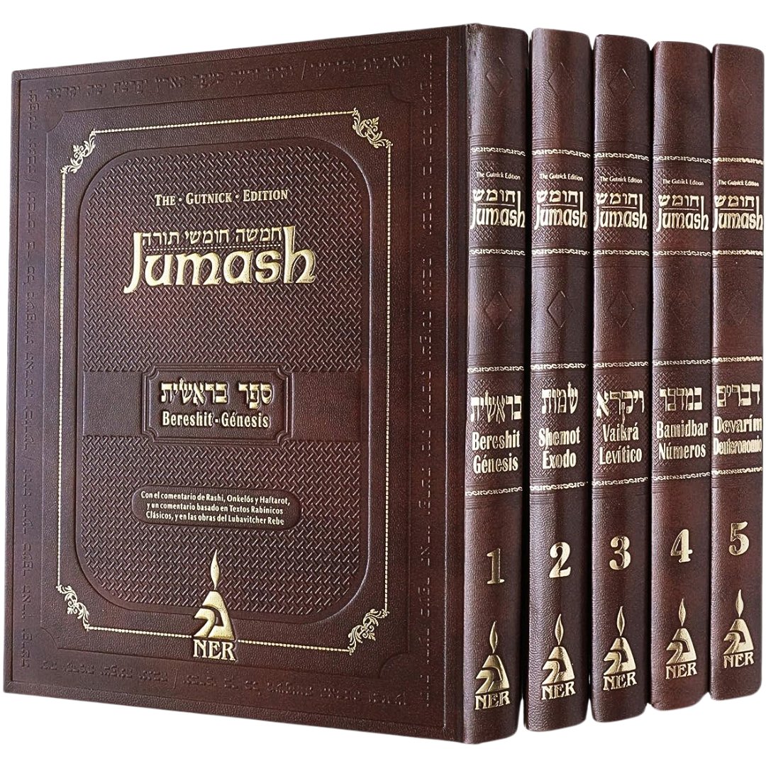 Jumash Gutnick - 5 Vol - Con Jasidut del Rebbe