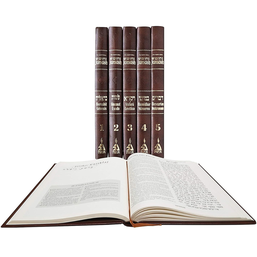 Jumash Gutnick - 5 Vol - Con Jasidut del Rebbe