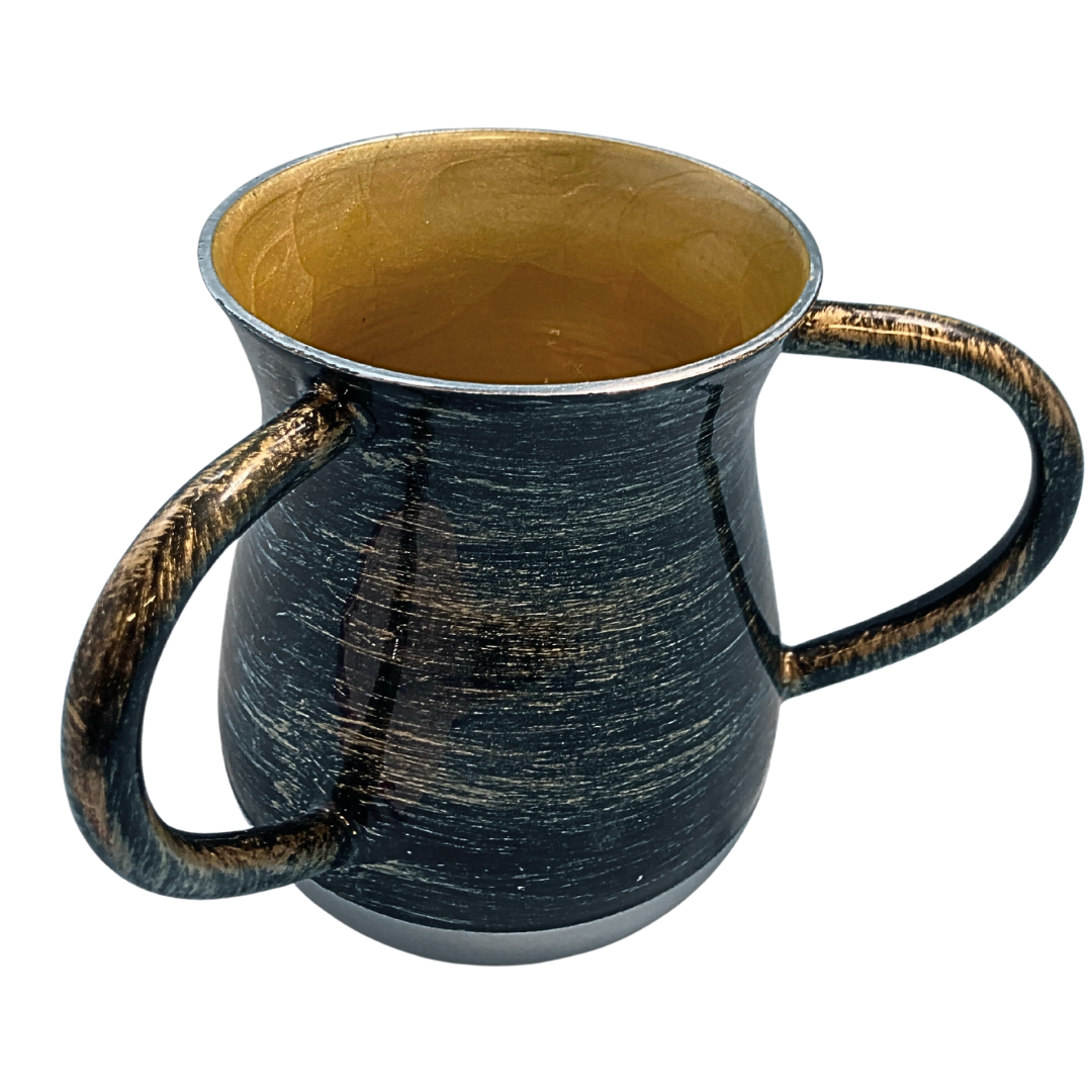 Natla de Aluminio Negro y Dorado