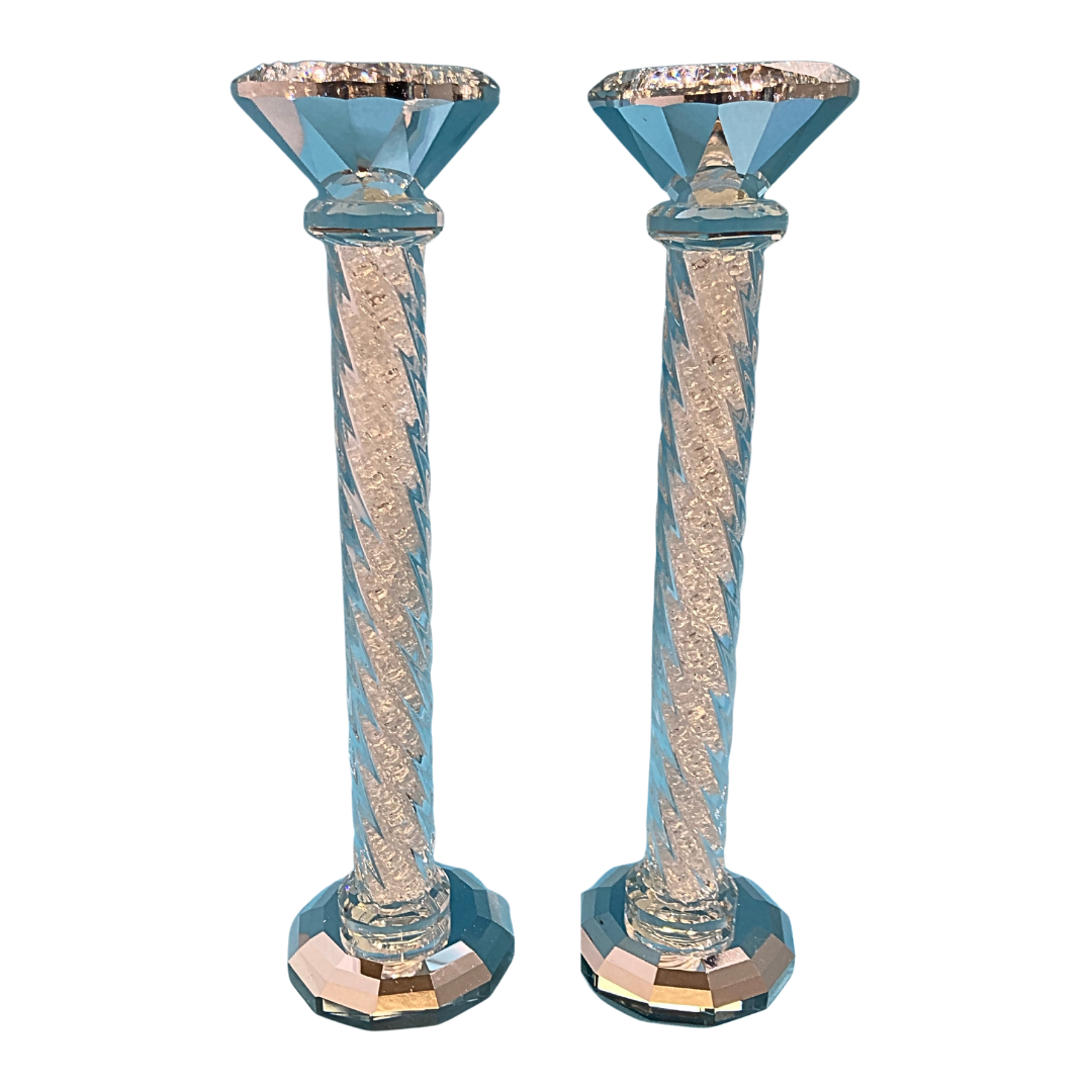 Candelabros Altos de Cristal
