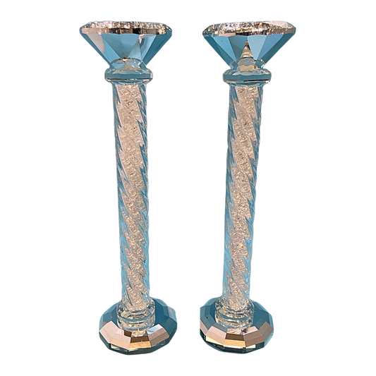 Candelabros Altos de Cristal
