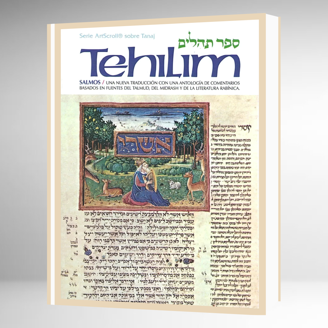 Tehilim - Salmos Comentado ARTSCROLL #1 HEB-ESP
