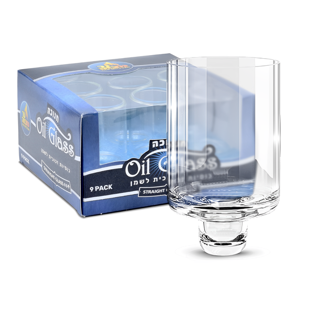 9 Vasitos para la menora de  aceite - Januca