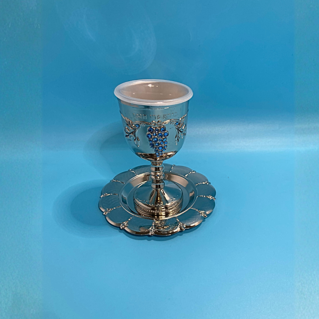 Copa Kidush - Piedras Azules -