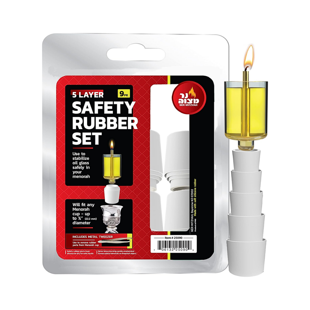 Gomas de Seguridad -Para Vasos Menorah-