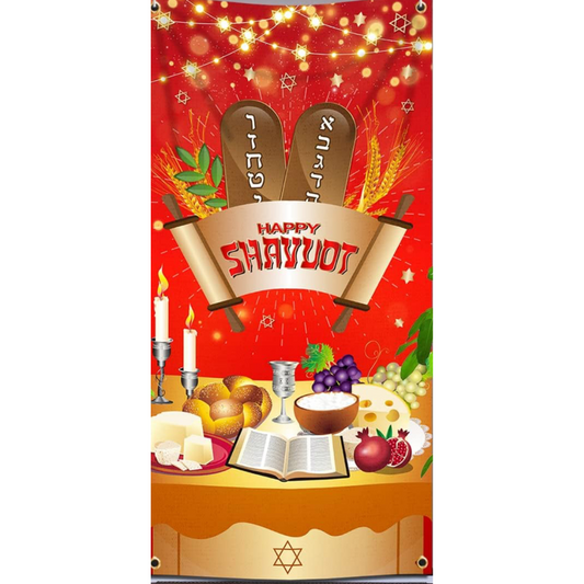 Tapete para Shavuot - Rojo