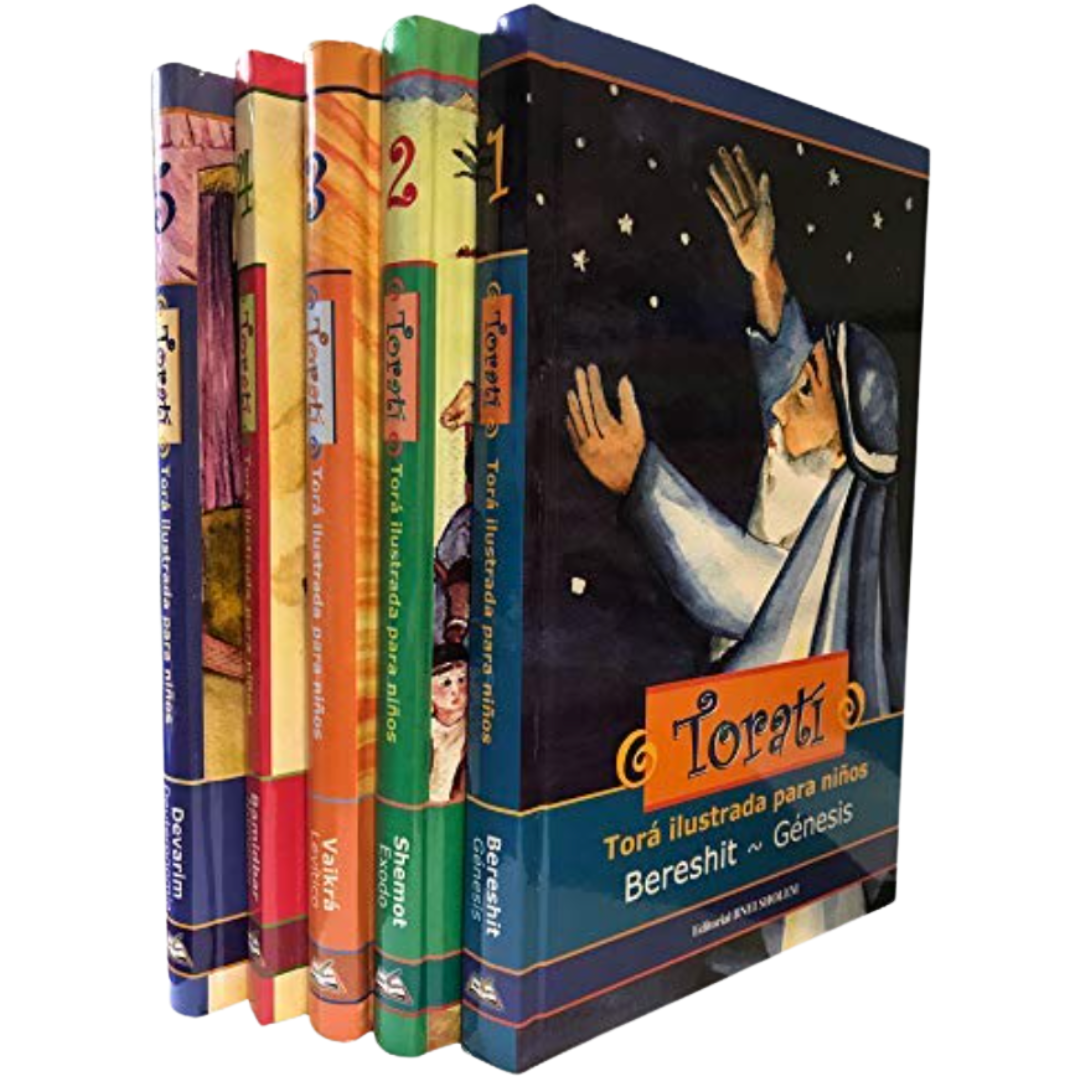 Torati biblia judia Ilustrada Para Ninos 5 Libros
