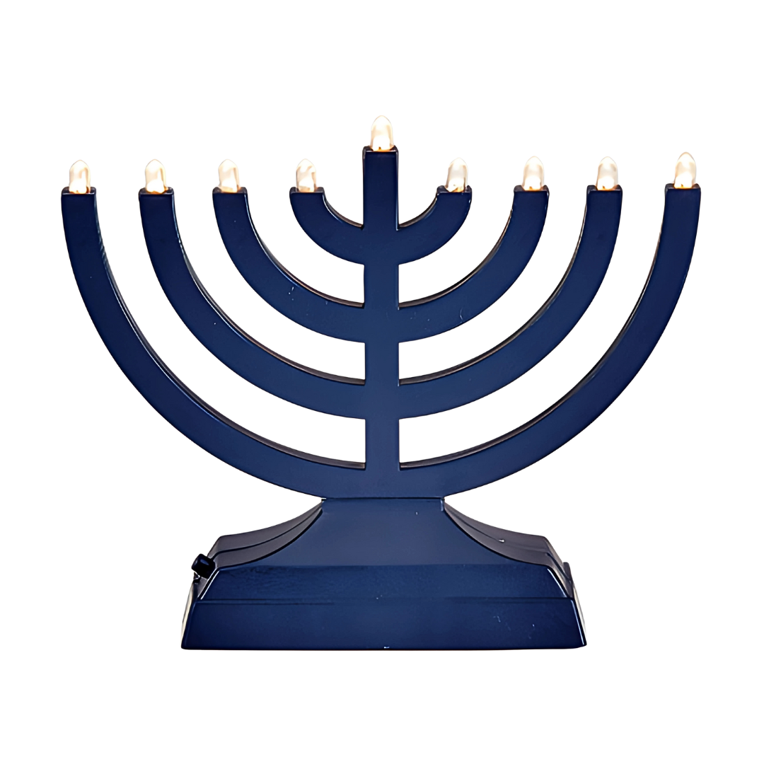 Menorah Electrica Color Azul